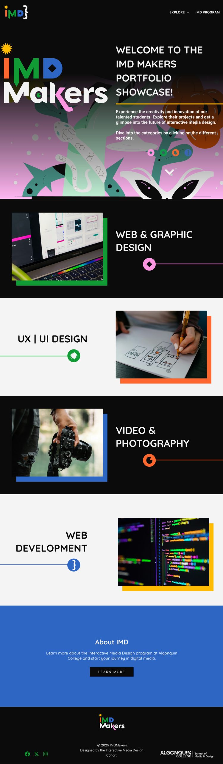 IMD landing page